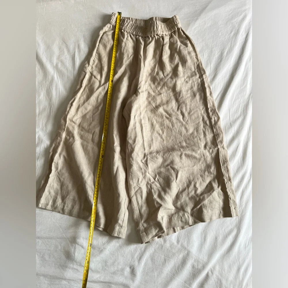 NWOT Elieen Fisher 100% Organic Linen Two Piece, top and pant - Picture 12 of 12